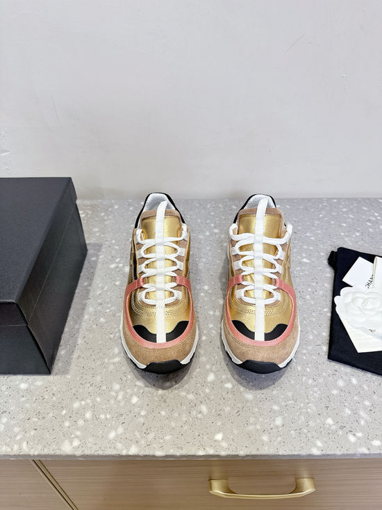 Chanel Stylish Suede Casual Sneakers Versatile Comfortable Sports Shoes