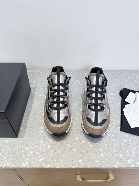 Chanel Stylish Suede Casual Sneakers Versatile Comfortable Sports Shoes