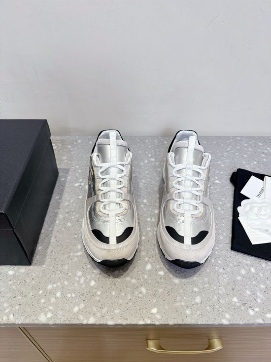 Chanel Stylish Suede Casual Sneakers Versatile Comfortable Sports Shoes