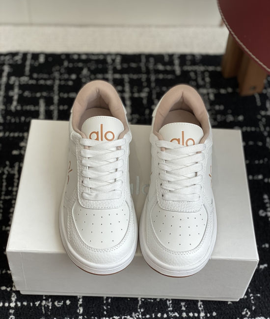 Alo Color Block Leather Platform Comfort Casual Sneakers