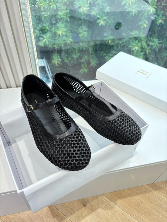 Roger Viver Cowhide Upper Mesh Flat Comfortable Walking Shoes