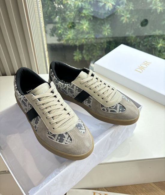 Christian Dior CD Breathable Leather Mesh Casual Comfort Sneakers