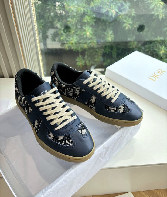 Christian Dior CD Breathable Leather Mesh Casual Comfort Sneakers