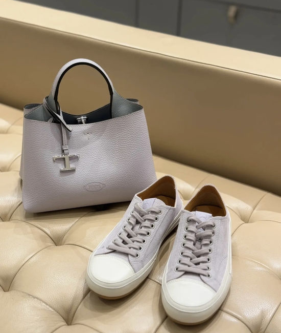 Tods Genuine Leather Casual Sneakers Comfortable Soft Sole Footwear