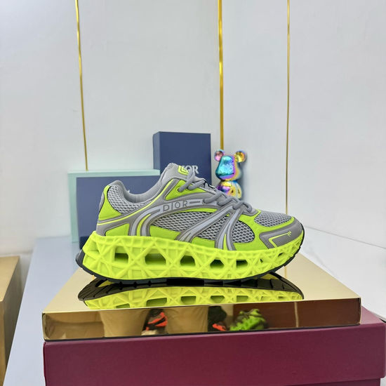 Christian Dior CD Retro-Style Dad Sneakers with Embroidered Details