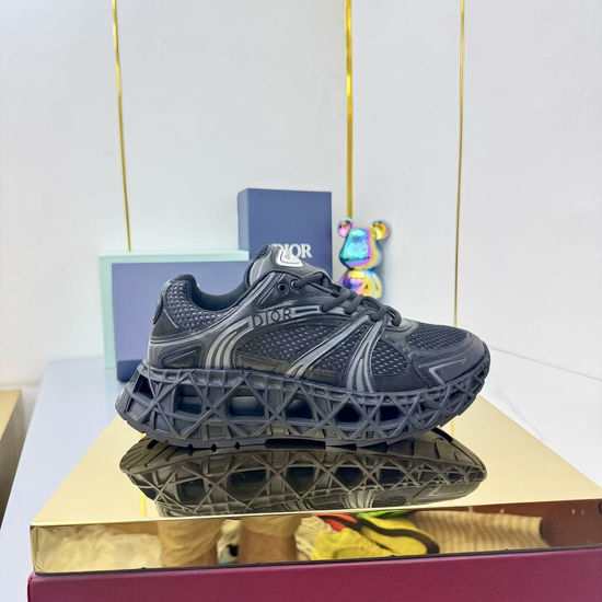 Christian Dior CD Retro-Style Dad Sneakers with Embroidered Details