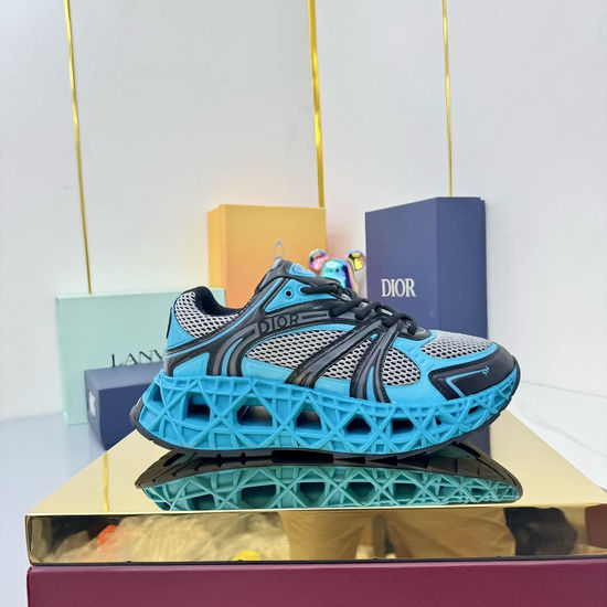 Christian Dior CD Retro-Style Dad Sneakers with Embroidered Details