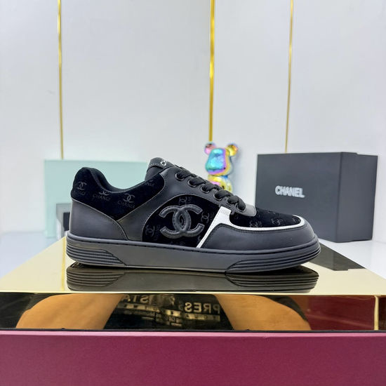 Chanel Comfortable Thick Sole Height Increasing Versatile Casual Sneakers