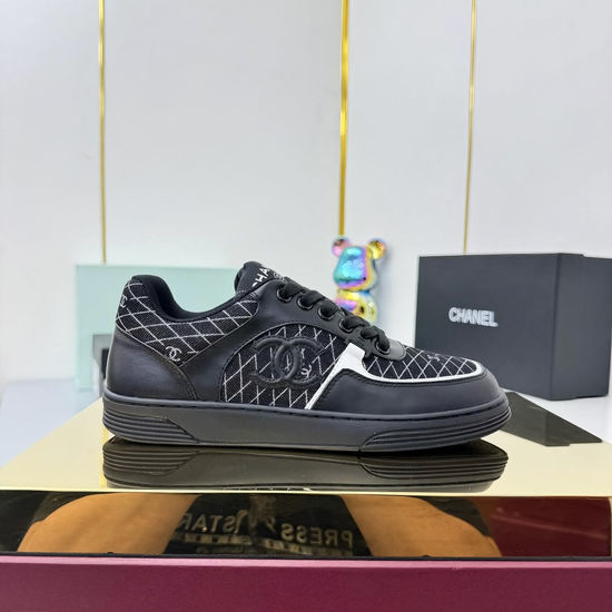 Chanel Comfortable Thick Sole Height Increasing Versatile Casual Sneakers