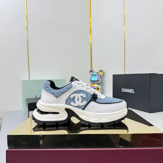 Chanel Comfortable Thick Sole Height Increasing Versatile Casual Sneakers