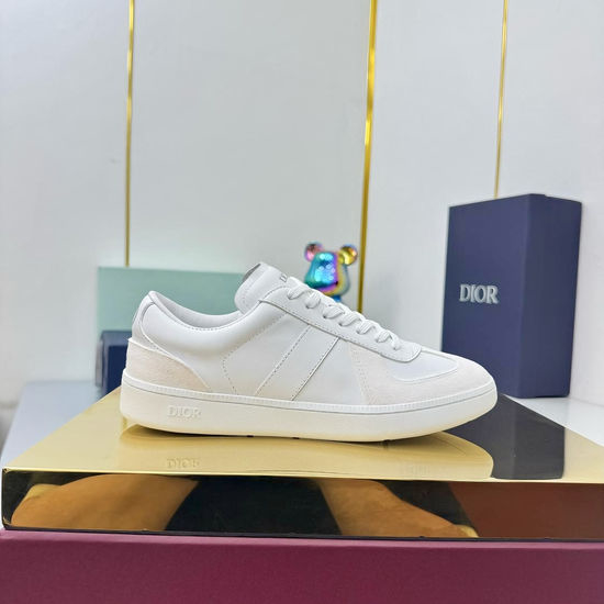 Christian Dior CD Mesh Mixed Casual Sports Shoes With Logo Details