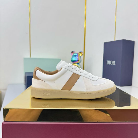 Christian Dior CD Mesh Mixed Casual Sports Shoes With Logo Details