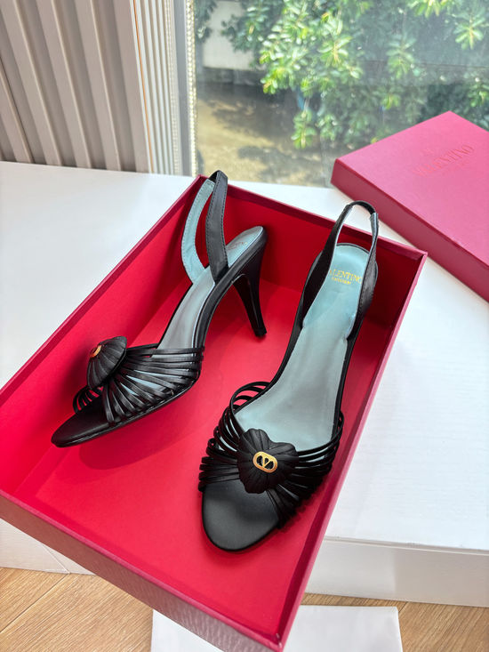 Valentino Comfortable Flat Sandals with Durable Sole and Classic Design