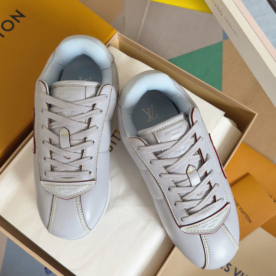 Louis Vuitton LV Printed Leather Thick Sole Non-slip Casual Sneakers