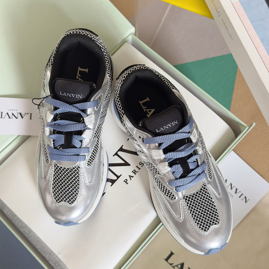 Lanvin Comfortable Mesh Casual Sports Sneakers with Gift Packaging