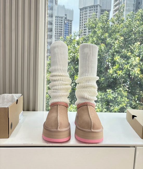 UGG Soft Fleece Lined Suede Ankle Snow Boots