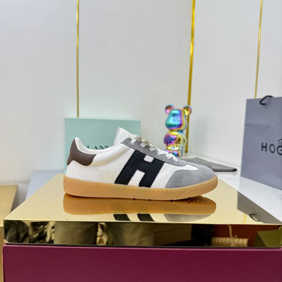 Hogan Comfortable Platform Casual Sneakers Retro Fashion Non-slip Shoes