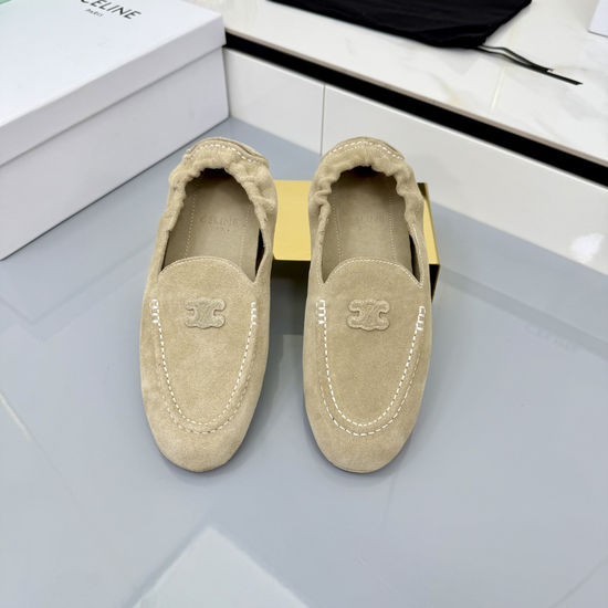 Celine Classic Slip-on Loafers Soft Comfortable All-match Daily Footwear