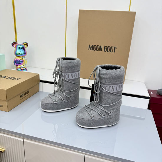 Moon Boot Waterproof Warm Soft Lined Anti-slip Short Snow Boots