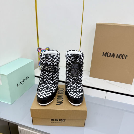 Moon Boot Waterproof Warm Soft Lined Anti-slip Short Snow Boots