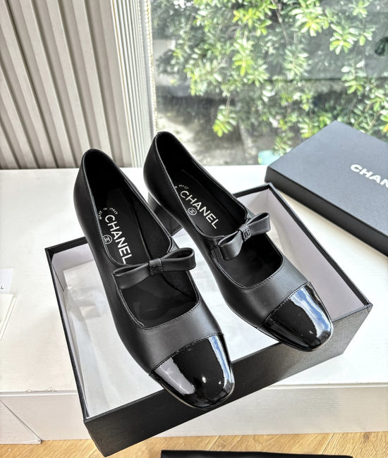 Chanel Woven Mary Jane Peep Toe Single Shoes Comfortable Elegant Footwear