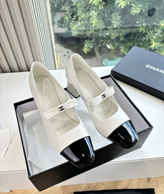 Chanel Woven Mary Jane Peep Toe Single Shoes Comfortable Elegant Footwear