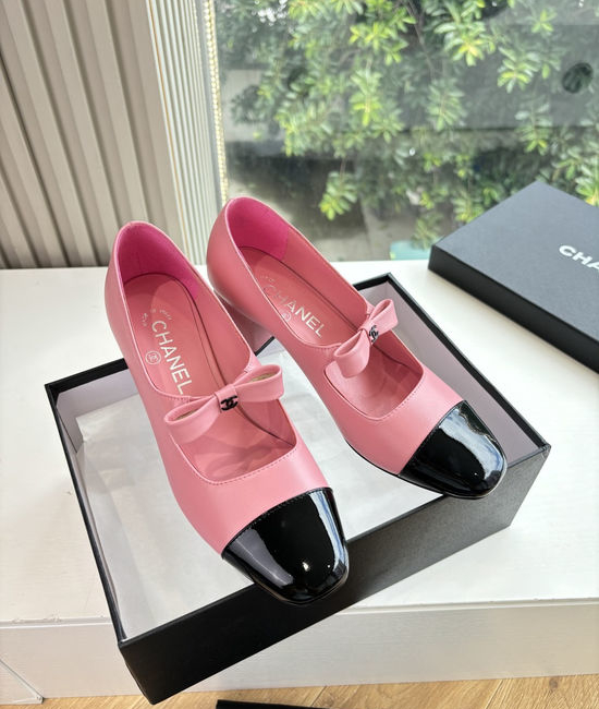 Chanel Woven Mary Jane Peep Toe Single Shoes Comfortable Elegant Footwear