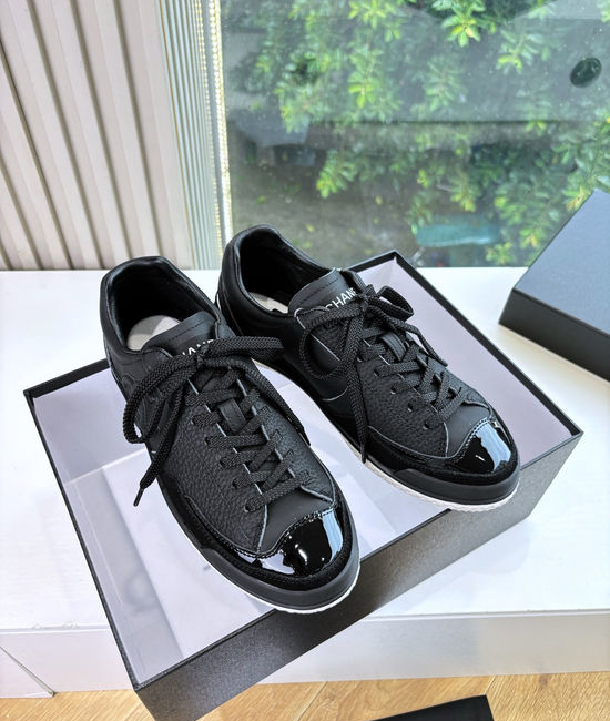 Chanel Suede Leather Thick Sole Casual Fashion Sneakers
