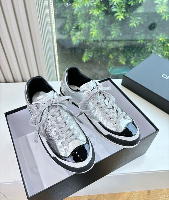 Chanel Suede Leather Thick Sole Casual Fashion Sneakers