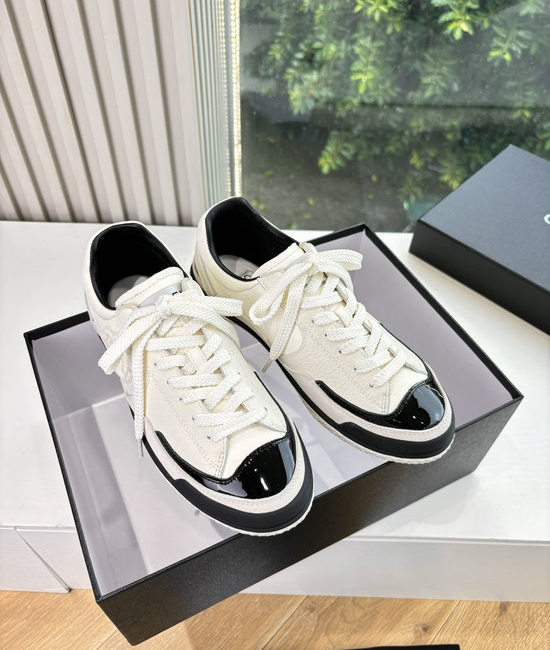 Chanel Suede Leather Thick Sole Casual Fashion Sneakers