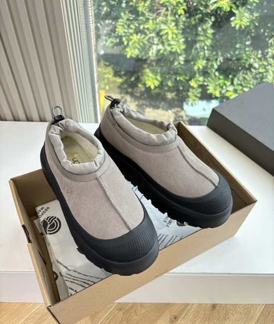 UGG Fleece Lined Suede Platform Slip On Shoes