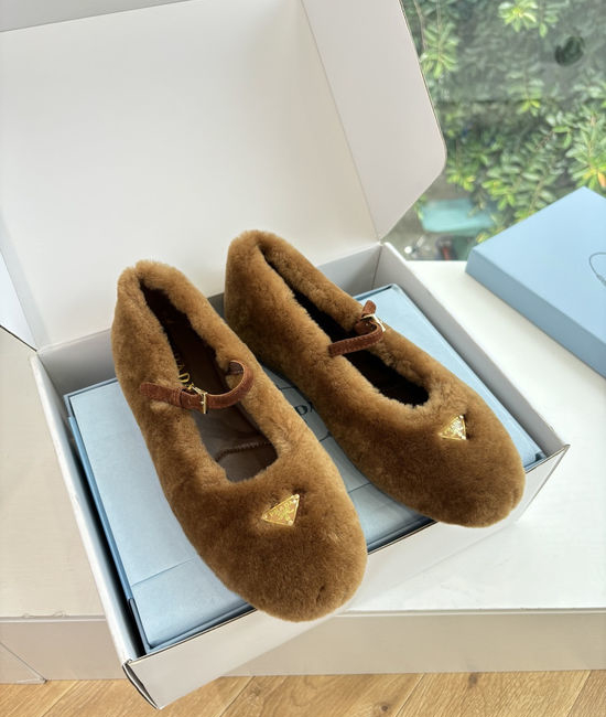 Prada Vintage Leather Mary Jane Loafer Flats