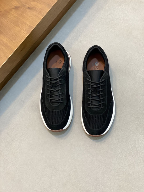 Loro Piana Lightweight Comfortable Lace-up Casual Walking Shoes