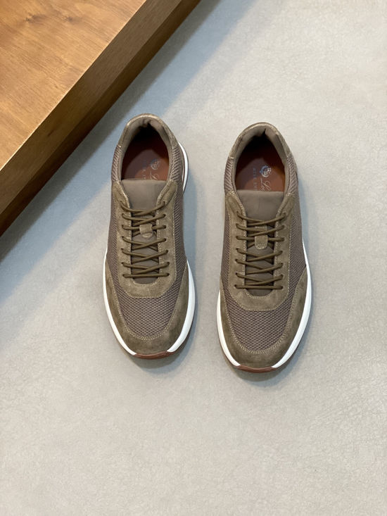 Loro Piana Lightweight Comfortable Lace-up Casual Walking Shoes