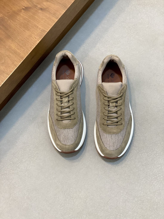 Loro Piana Lightweight Comfortable Lace-up Casual Walking Shoes