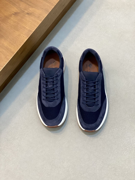 Loro Piana Lightweight Comfortable Lace-up Casual Walking Shoes