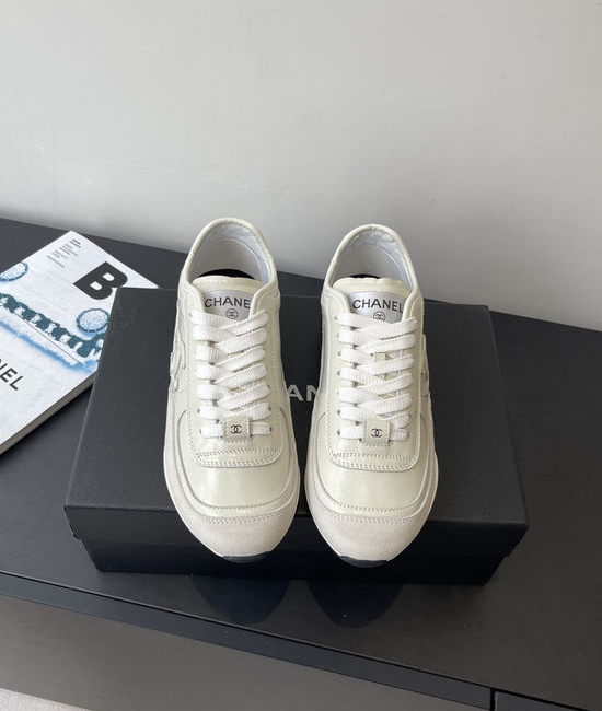 Chanel Panda Color Casual Sneakers Breathable Material Anti-slip Sole