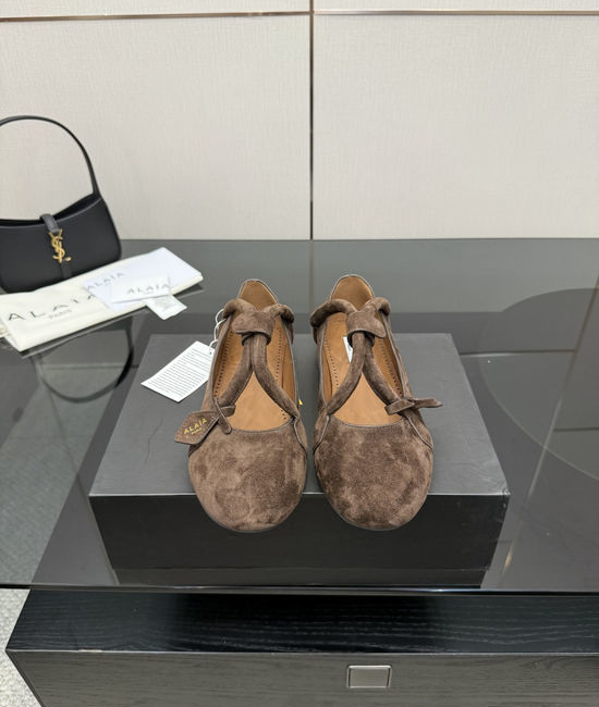 Alaia Soft Sheepskin Comfortable Fashion Casual Footwear
