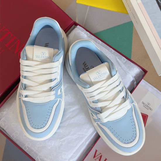 Valentino Color Block Casual Sneakers Breathable Upper Soft Sole