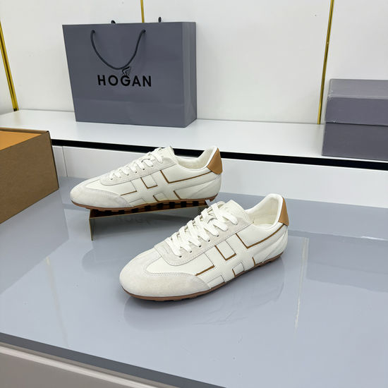 Hogan Premium Suede Leather Sneakers Comfortable Casual Footwear
