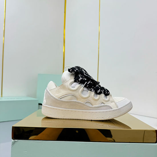 Lanvin Premium Leather Casual Comfortable Fashion Sneakers For Daily Wear