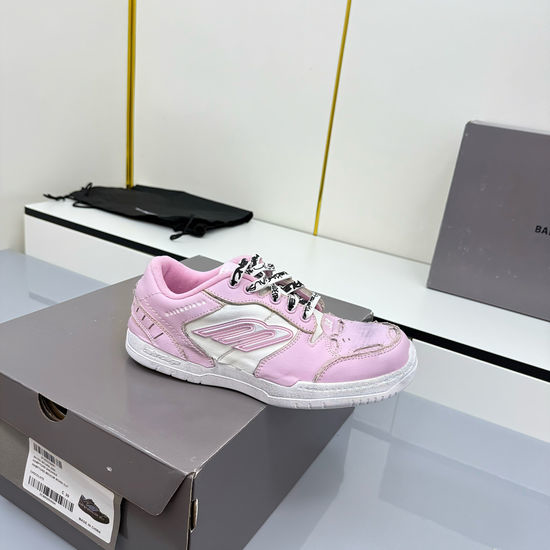 Balenciaga Vintage Distressed Casual Sneakers with Handcrafted Details