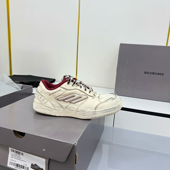 Balenciaga Vintage Distressed Casual Sneakers with Handcrafted Details