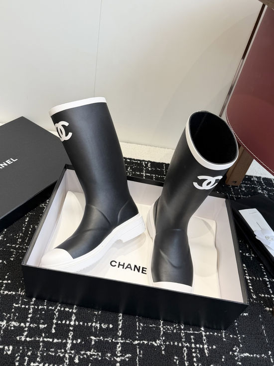 Chanel Premium Comfortable Rain Boots for Daily Wear