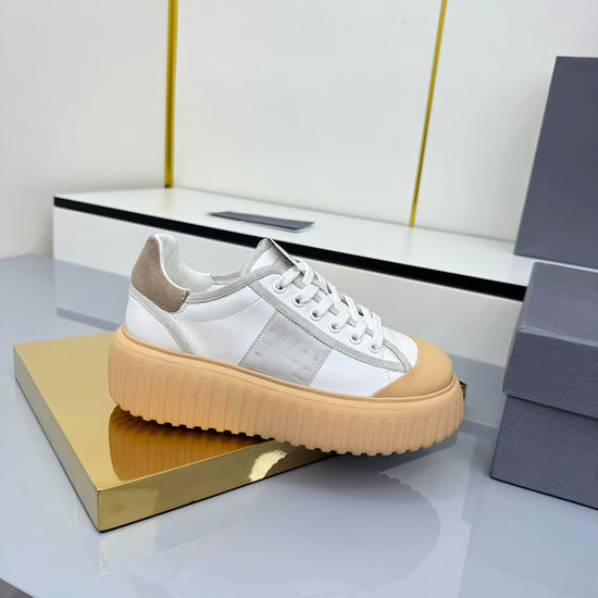 Hogan Contrast Panel Casual Sneakers Soft Cushioned Insole