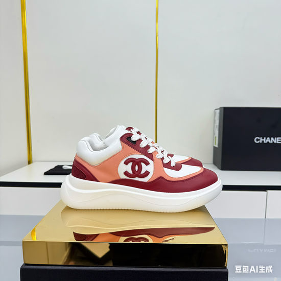 Chanel Casual Thick Sole Comfortable Versatile Daily Sneakers