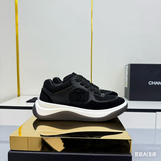 Chanel Casual Thick Sole Comfortable Versatile Daily Sneakers