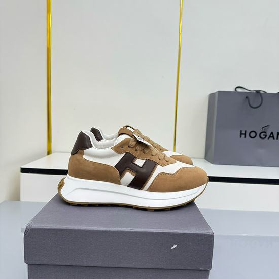 Hogan Color-block High-Elastic Sole Casual Sneakers