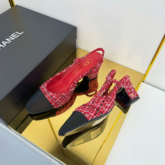 Chanel Classic Slingback Flats Premium Sheepskin Upper Leather Sole