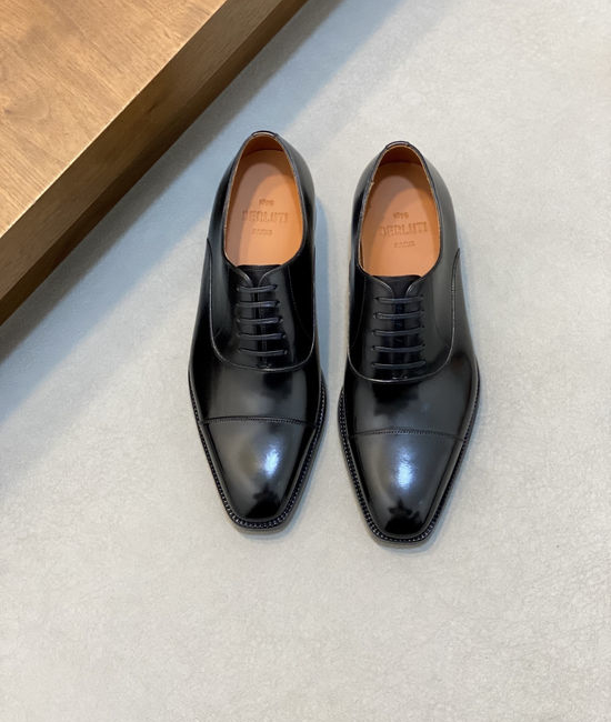 Berluti Premium Leather Formal Dress Shoes with Hand-finished Patina
